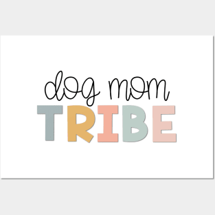 Dog Mom Tribe Muted Pastels Posters and Art